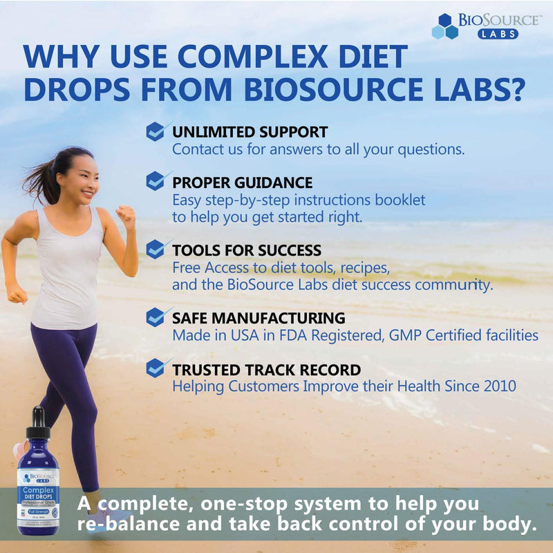 [Australia] - Complex Diet Drops – Best Natural Weight Management Drops for Men and Women (1 Bottle, 2 fl oz) - 30 Day Supply 2 Fl Oz (Pack of 1) 
