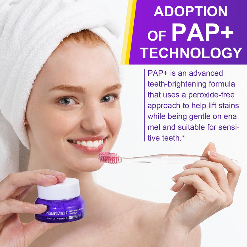 [Australia] - Teeth Whitening Powder - Teeth Whitening - Removes Stains - No Sensitivity - Toothpaste Power - Breath Freshener - for Coffee 