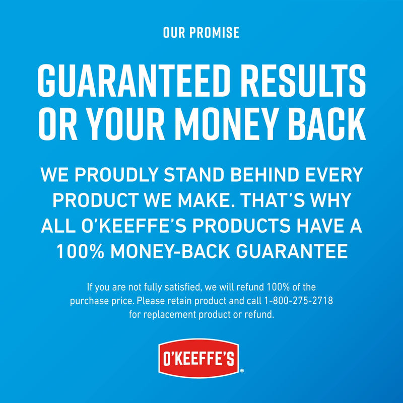 [Australia] - O'Keeffe's for Healthy Feet Foot Cream; Guaranteed Relief for Extremely Dry; Cracked Feet; Instantly Boosts Moisture Levels; 3.2 Ounce Jar; (Pack of 3) 