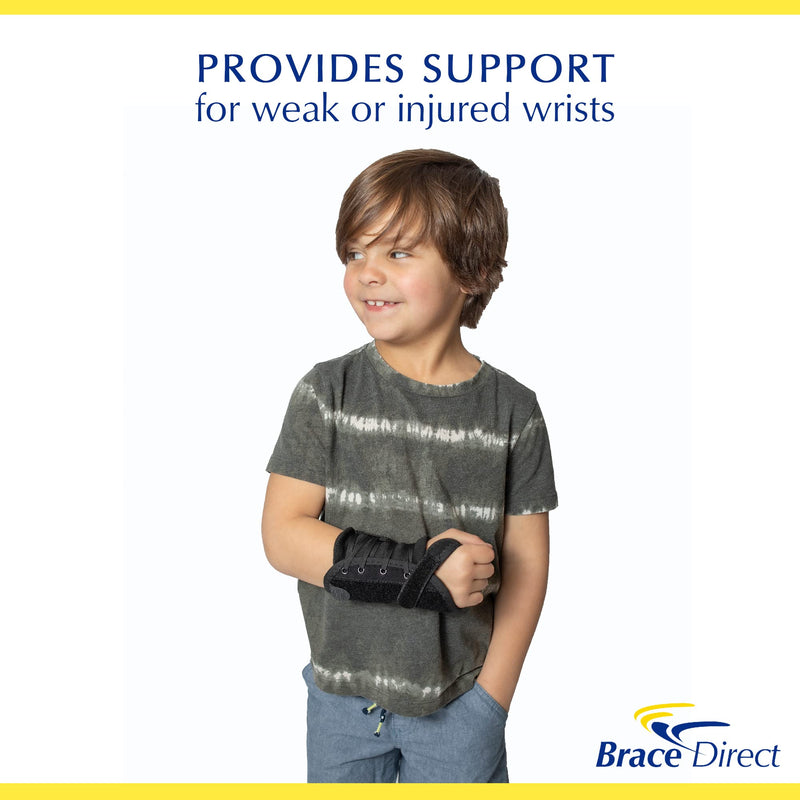 Kid’s Lace-Up Wrist Brace - Immobilization for Sprains, Strains, Carpal Tunnel & De Quervain’s PDAC L3908 - Left Wrist - Fits 6-8 in Wrist Circ. 8"