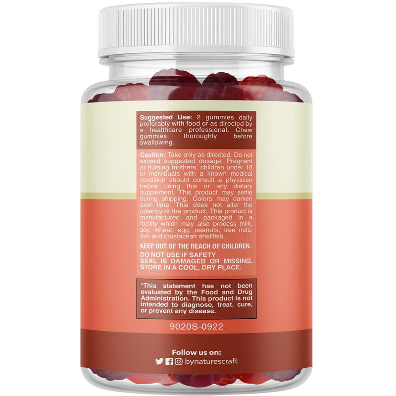 [Australia] - Sugar Free Fiber Gummies for Adults - High Fiber Supplement Gummies Vitamins for Adults with Prebiotic Soluble Chicory Root for Immunity and Digestive Support - Non GMO Halal Vegan Kosher Gluten Free 