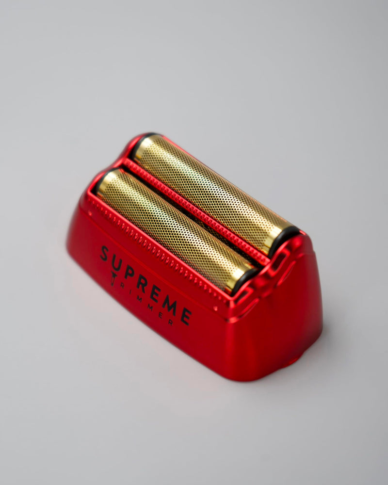 [Australia] - Supreme Trimmer Replacement Foil & Cutter SB63 | Hypoallergenic Foil for Crunch STF602 | Red Red Foil & Cutters 
