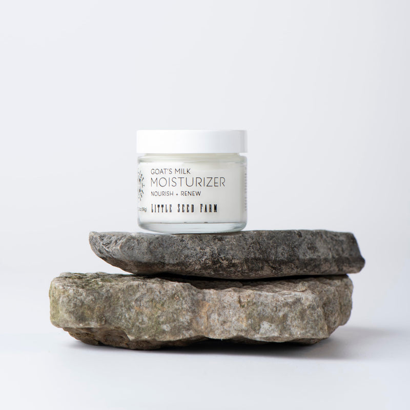 Little Seed Farm Goat's Milk Face Moisturizer - Organic Face Cream, 2 oz | All natural, organic moisturizer, gentle daily face lotion for women and men, lightweight daily hydration 2 Ounce (Pack of 1)