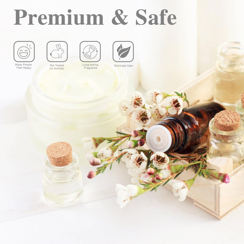 [Australia] - 100ML/3.38fl.oz Coconut & Vanilla Fragrance Oils, PHATOIL Coconut & Vanilla Oil for Diffuser, Humidifier, Scented Oils for DIY Soap, Candle Making with Premium Glass Dropper 3.38 Fl Oz (Pack of 1) 