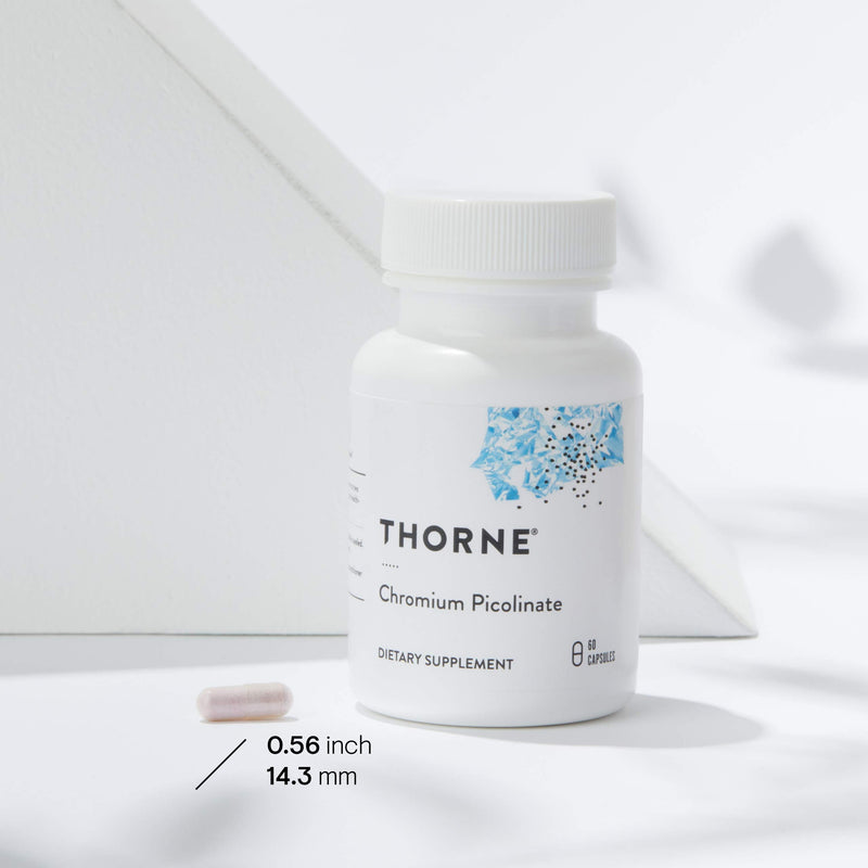 [Australia] - Thorne Chromium Picolinate - 500mcg Chromium - 60 Capsules Standard Packaging 