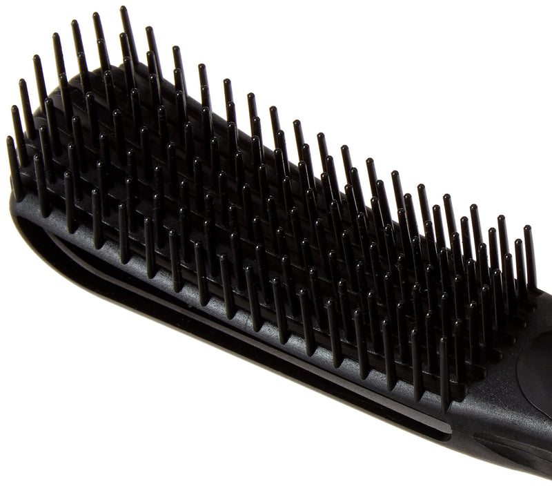 MELANIN CROWN Flex Detangler Brush - For Natural Afro, Straight, and Wavy Hair - Dry and Wet Use, Reduces Breakage and Knots in 3a to 4c Curly Hair