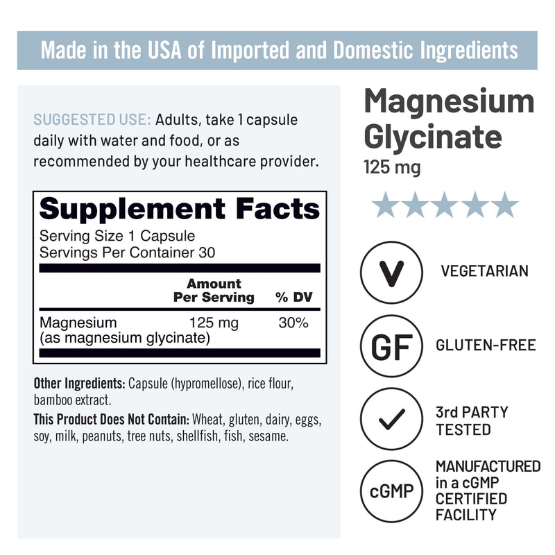 NatureWise Vegan Vitamin D3 5000IU + K2 with Organic Coconut MCT Oil - USA Manufactured - 30 Softgels[30-Day Supply] Magnesium Glycinate 625 mg - Vegan - 30 Capsules[30-Day Supply]