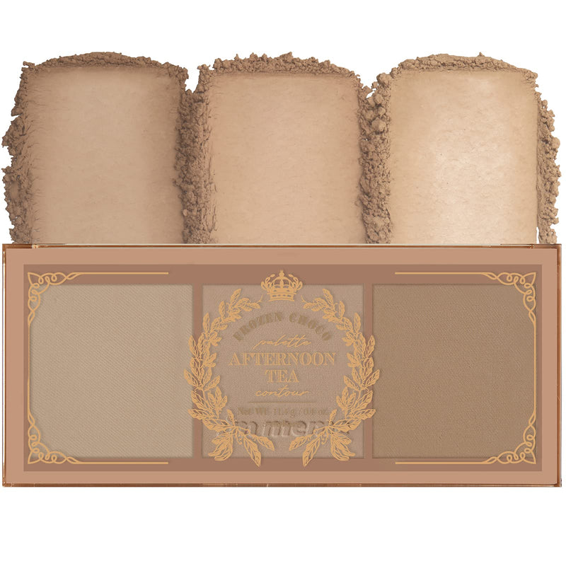 [Australia] - I'M MEME Wonder Soft Layer Palette 01 My Teddy, 0.23 Oz + Afternoon Tea Contour Frozen Choco, 0.4oz Bundle 