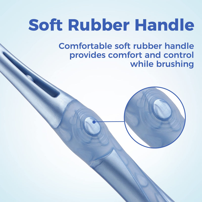 [Australia] - Medium Toothbrushes for Adults, Whitening Toothbrush with Spiral Medium Bristles for Smoke Tea Coffee Stain, Deep Plaque Removal, Rounded Bristle Tips for Gentle Cleaning Medium Toothbrushes 6pcs 