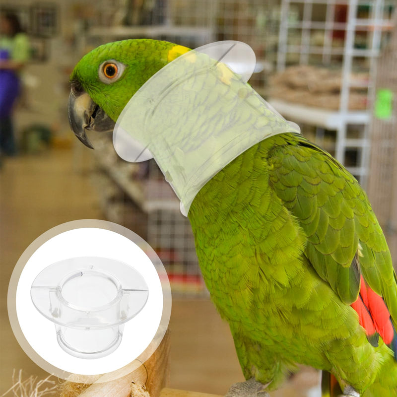 Bird Collar Pet Parrot -bite Collar, -Grab Feather Lick Wound Healing Safety Practical Neck Cover for Macaw African Budgies Parakeet Cockatiel Large - PawsPlanet Australia