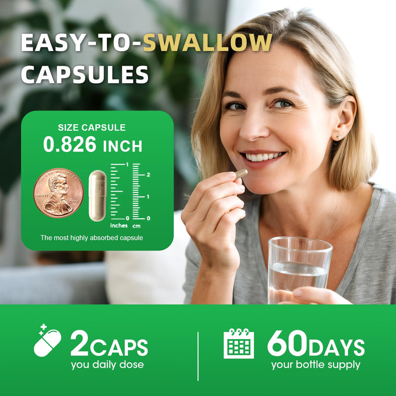 MABEFY Cortisol Supplements for Women/Men, 120 Capsules for 30 Days | 10 in 1 Cortisol Manager Reducer Lower Detox Balance with Magnesium, L-Theanine for Stress, Sleep, Calm, Mood Support 120 Count (Pack of 1)