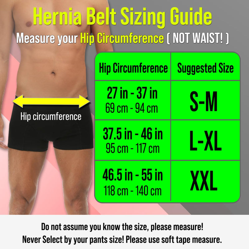 [Australia] - BLITZU Single Double Bilateral Inguinal Hernia Belt Truss for Sports, Incisional, Femoral, Umbilical Support Brace for Men Women. Pain Relief Surgery Recovery with 2 Removable Compression Pads S-M Small/Medium 