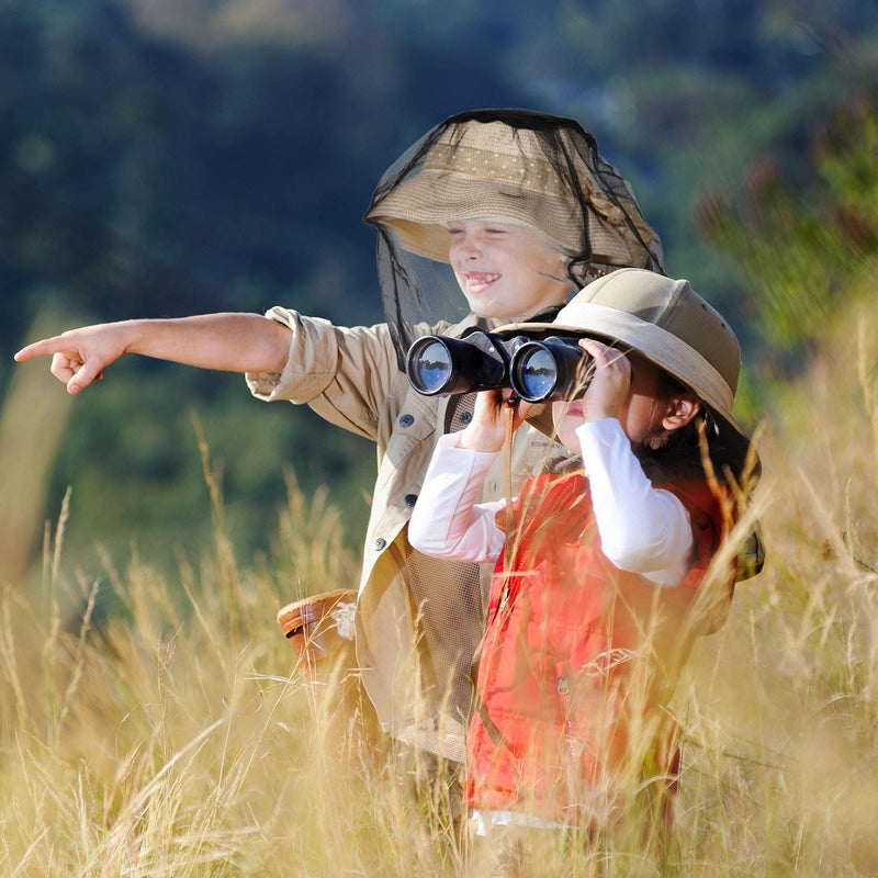 [Australia] - HESTYA 4 Pack Mosquito Bug Net Mesh for Head Mosquito Head Net Face Neck Fly Netting Hood from Insect Bugs Gnats for Outdoor Black 