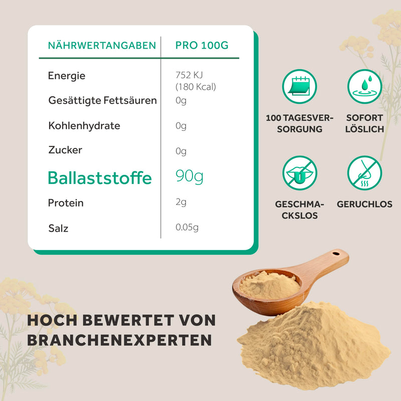 [Australia] - Acacia fiber powder organic - 600 grams - 90% fiber, fiber powder made from acacia fibers organic, vegan & keto, gluten-free, gum arabic powder, fiber supplement 600 g 