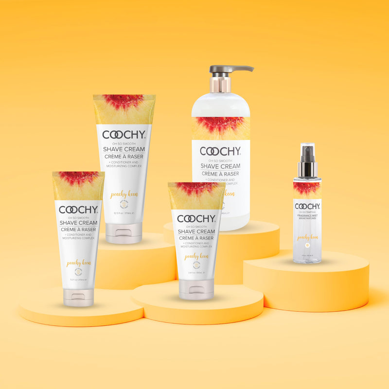 Coochy Shave Cream - Moisturizing Shave Lotion - Gentle Intimate Shaving Cream - For Bikini Area, Underarms, Legs & More - Rash-Free, Hydrating Formula - Peachy Keen, 7.2 oz 7.2 Fl Oz (Pack of 1)