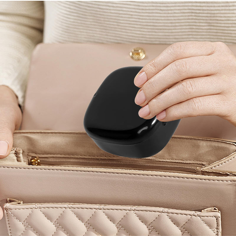 [Australia] - 2 braces box, denture box, braces box cleaning box, three in one denture box, box for dental splints, dental splint cleaning, portable dental prostheses container (black + royal blue) 