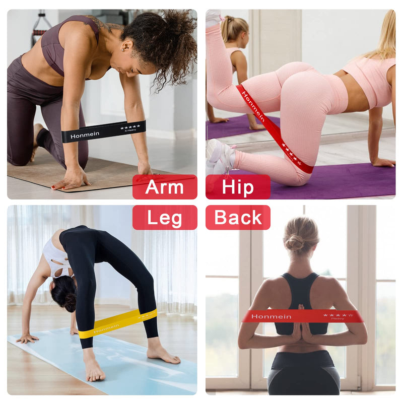 [Australia] - Resistance Bands for Working Out, Exercise Bands with 5 Resistance Levels Fit for Home Fitness, Strength Training, Natural Latex Resistance Band Include Instruction Guide and Carry Bag.… Assorted 