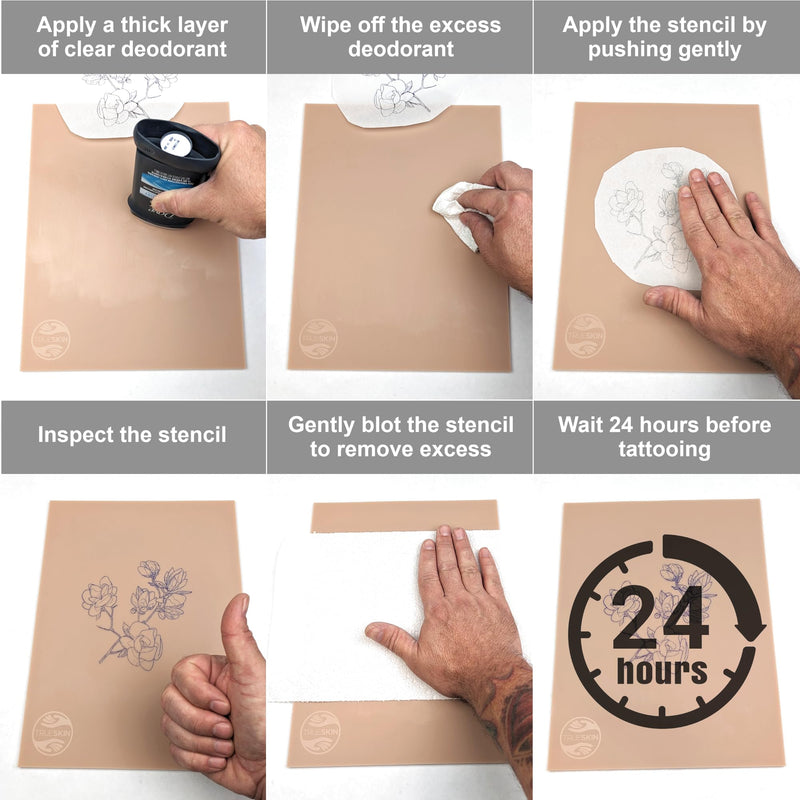 [Australia] - TrueSkin Platinum Silicone Tattoo Practice Skin - 8.5" x 11" SilkTouch - Double Sided - Super Thick (4-5mm) - Trade Show Quality - Fake Skin for Tattooing 8.5" x 11" (SilkTouch) Canvas 