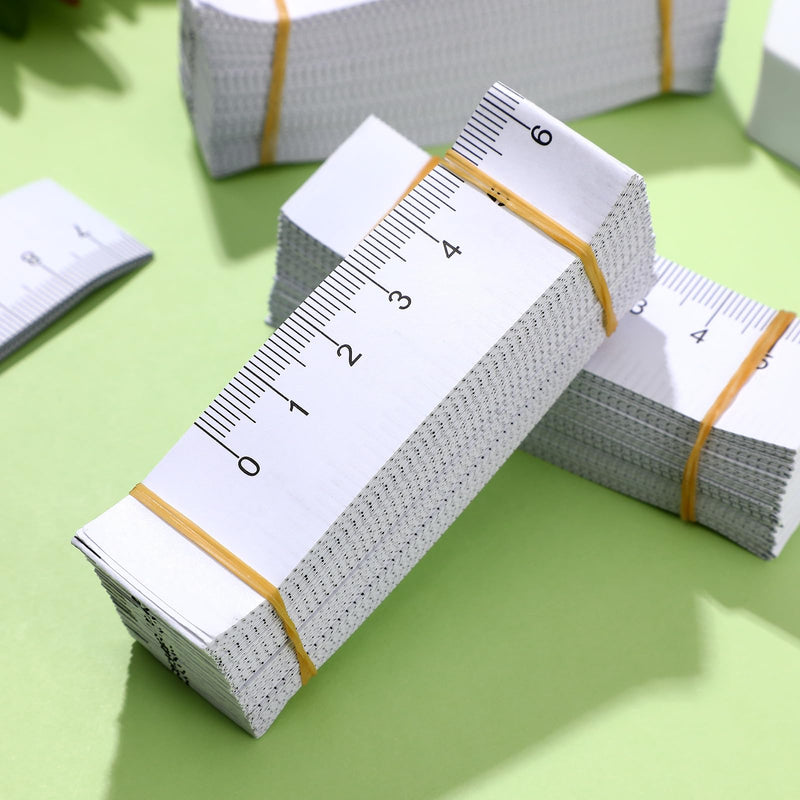 [Australia] - Angoily 100PCS Paper Tape Measure for Body Measurement, Double-Sided Tape Measure, Medical Soft Tape Measure for Baby Head Body Measurement 