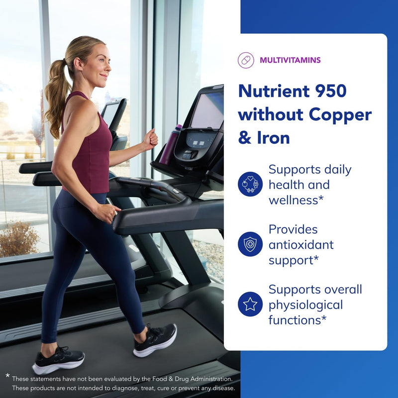 Pure Encapsulations Nutrient 950 Without Copper & Iron, 90 Capsules | Multivitamin Supplement, Copper-Free and Iron-Free Formula, Hypoallergenic, Gluten-Free, Dairy-Free 90 Count (Pack of 1)