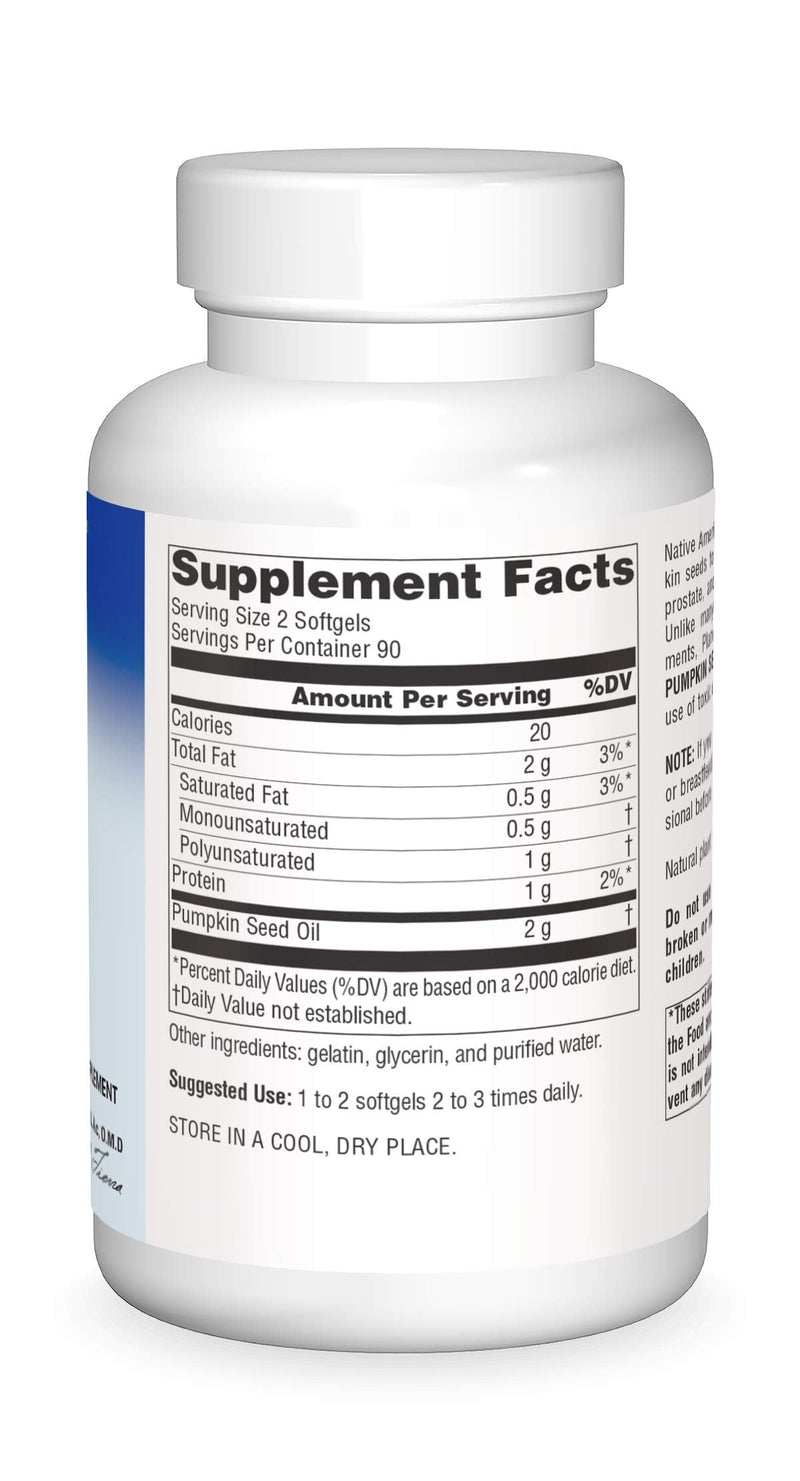 [Australia] - Planetary Herbals Full Spectrum Pumpkin Seed Oil, Botanical Support for The Prostate*, 1,000 mg - 180 Count 