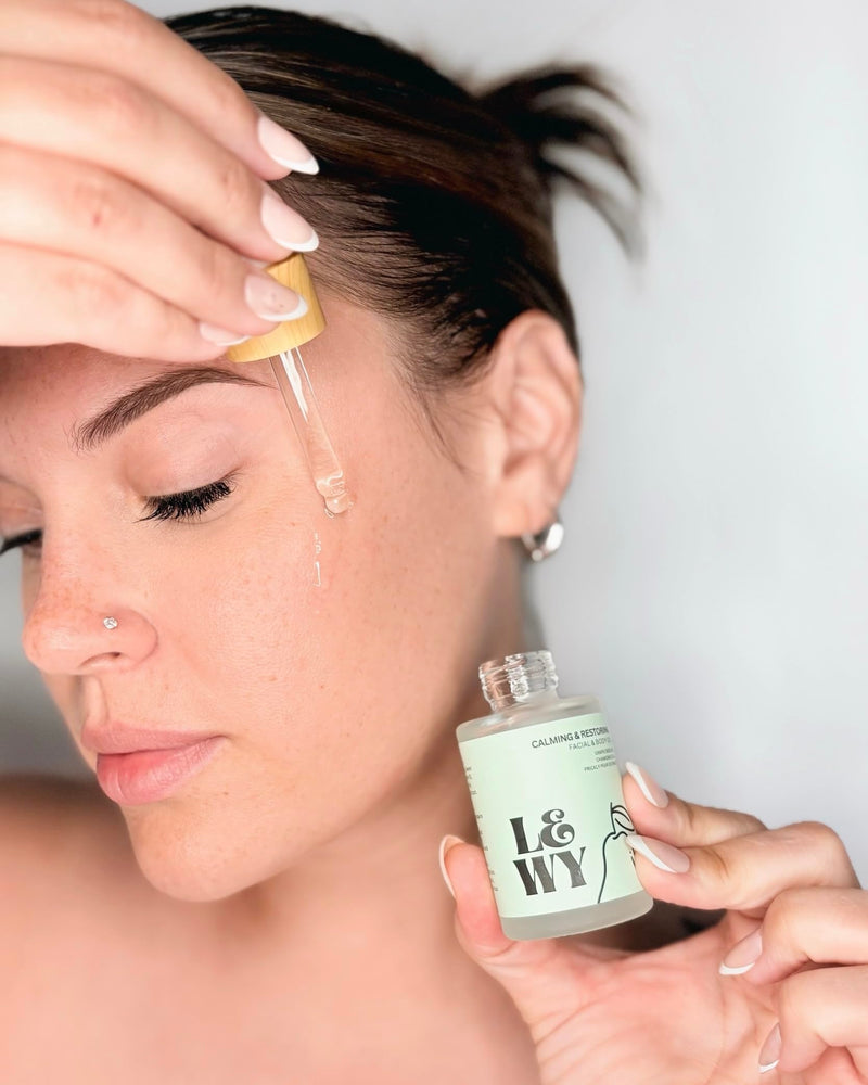 LEWY Hydrating Facial Oil | Beauty Facial Oil, Hydrating, Chamomile, Jojoba Oil, Vitamin E, Fast-Absorbing, Lightweight Formula, 1 oz, 30 ml