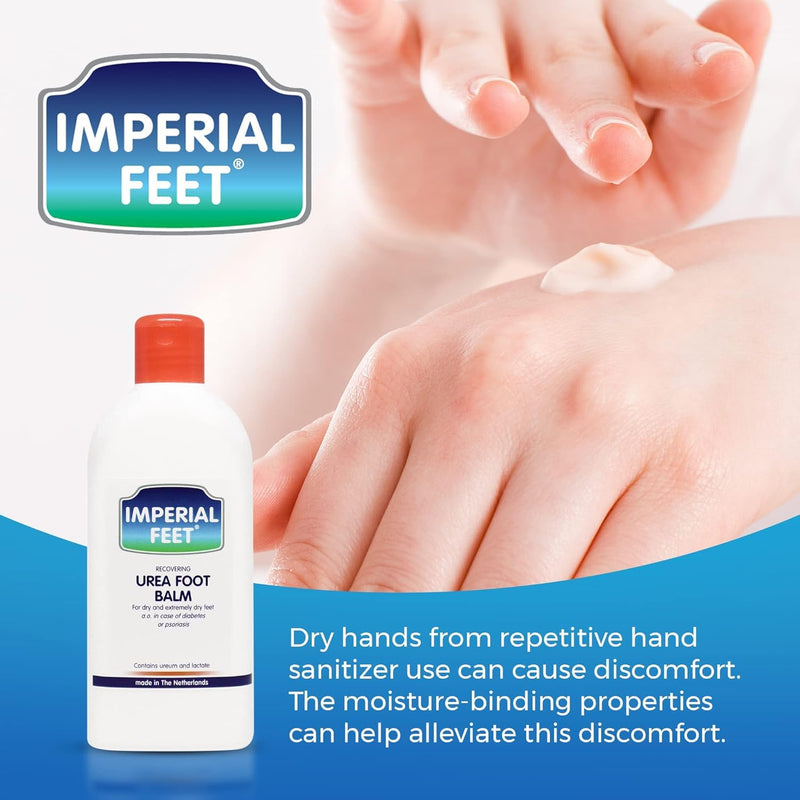 [Australia] - Imperial Feet Urea Foot Balm - Natural Urea Cream for Foot Care, Cracked Heel Repair, Rough Skin, Dryness, Calluses - Cleansing, Exfoliant - Wild Herb Extract - 5.07oz 