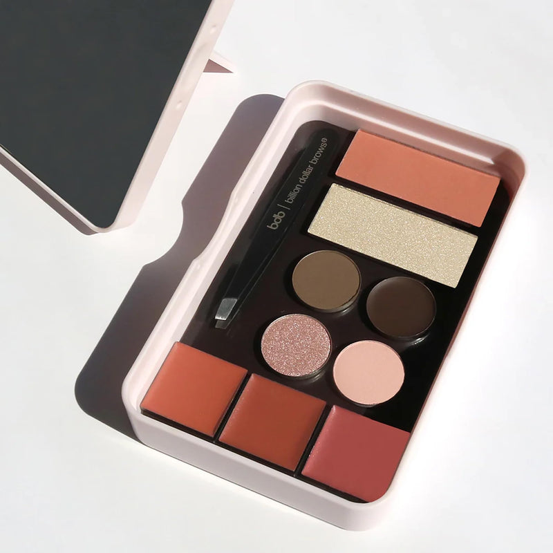 [Australia] - bdb Beauty Box - Magnetic Makeup Palette with Mirror, Eyeshadow, Lipstick, Blush Powder and Highlighter, Trend Setter 