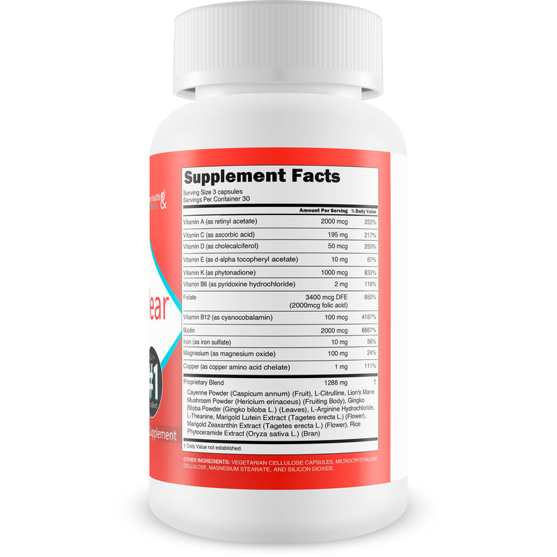 [Australia] - Pro VisiClear for Eyes - Vitamin A Enriched Vision Support - Vitamin Based Support to Support Vision Naturally - Natural Antioxidant Pro Visi Clear Pill Enhanced with Premium Ingredients 