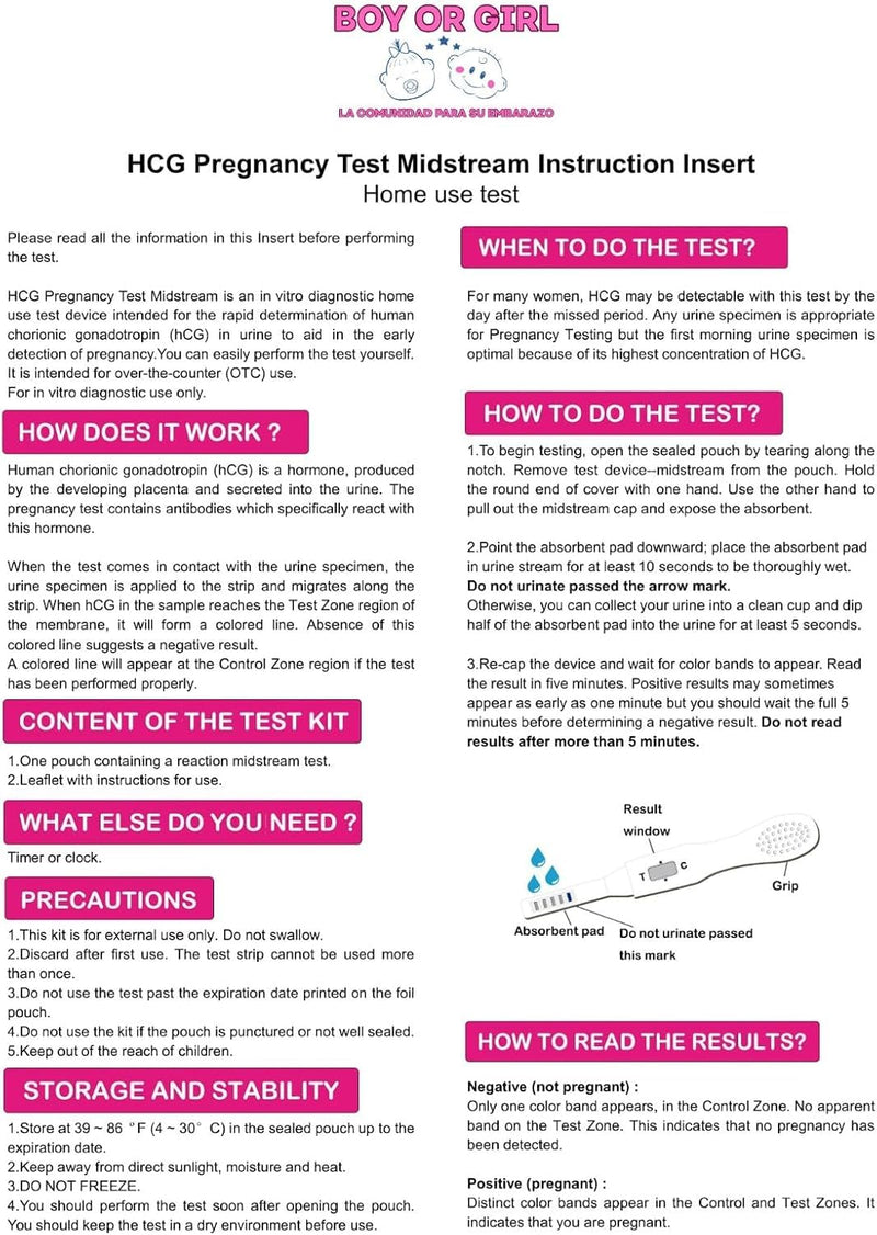 Pregnancy Test Midstream