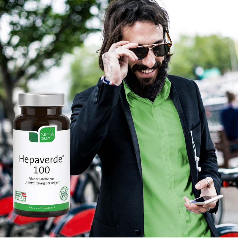 [Australia] - nicapur® Hepaverde® 100 I With MILK THISTLE and ARTICHOKE to support the LIVER | Plus sunflower LECITHIN 