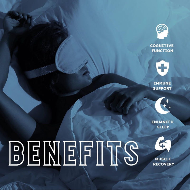 Earth Fed Muscle Forty Winkz ZMA Sleep Support for Men and Women | Zinc, Magnesium Citrate, Vitamin B6, Choline, Vitamins C and B5 | Non-Habit Forming Melatonin-Free Sleep Aid | 60 Capsules