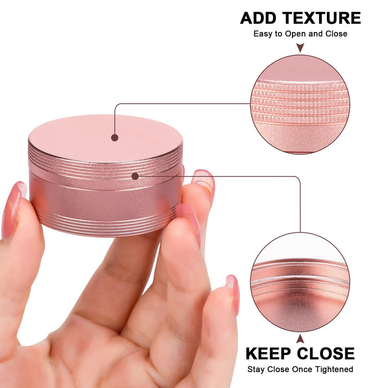 Portable Pill Box Metal Pill Case - Travel Pill Container for Pocket Purse | Single Waterproof Aluminium Alloy Round Daily Pill Organizer to Hold Vitamins, Fish Oil, Medicine Medium Size M