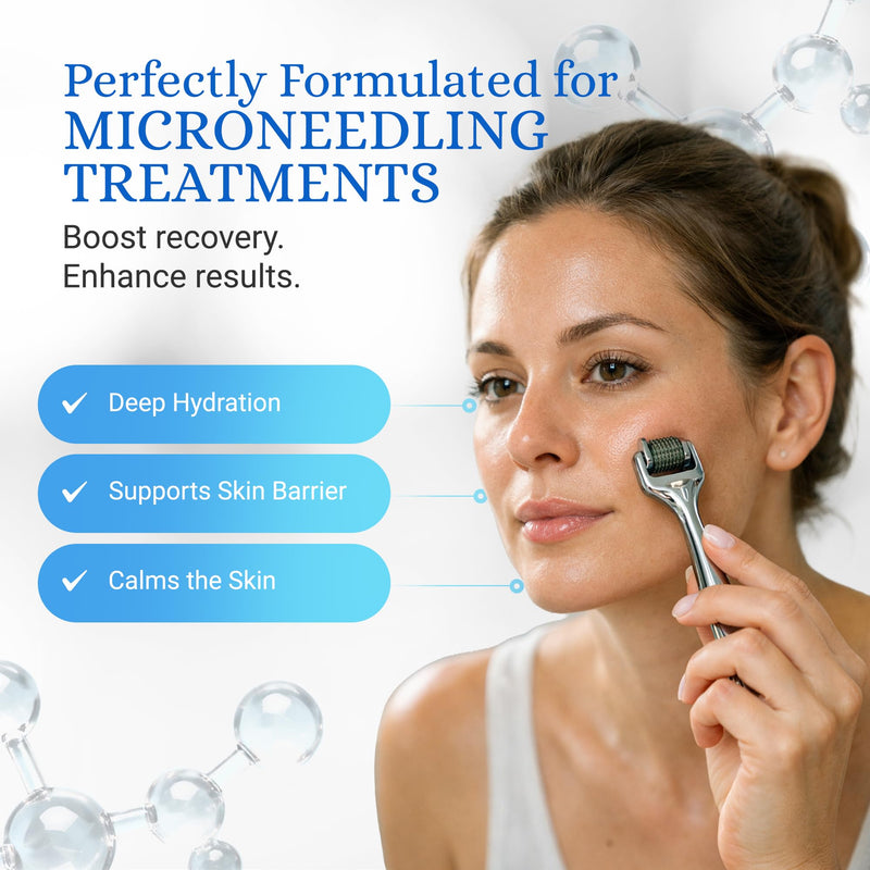 Sylk Hyaluronic Acid Serum for Face - Ultra Hydrating Anti Aging & Anti Wrinkle Serum with Vitamin C & E - Moisturizing & Plumping Formula for Smooth Skin - Microneedling - Korean Skincare - 2 fl oz