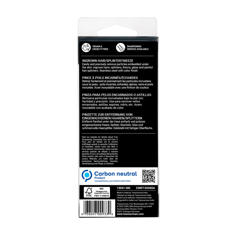 Tweezerman G.E.A.R. Ingrown Hair SplinterTweezer 1 Count