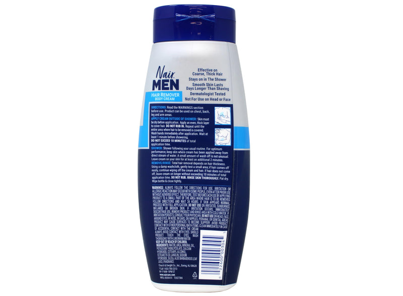 [Australia] - Nair Hair Remover for Men Hair Remover Body Cream, 12 oz (2-Pack) 