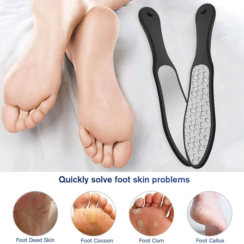 [Australia] - Callus planer foot care, callus file, callus rasp, callus removal foot, callus remover, removes dead and shriveled skin calluses, for pedicure and foot care, double-sided 