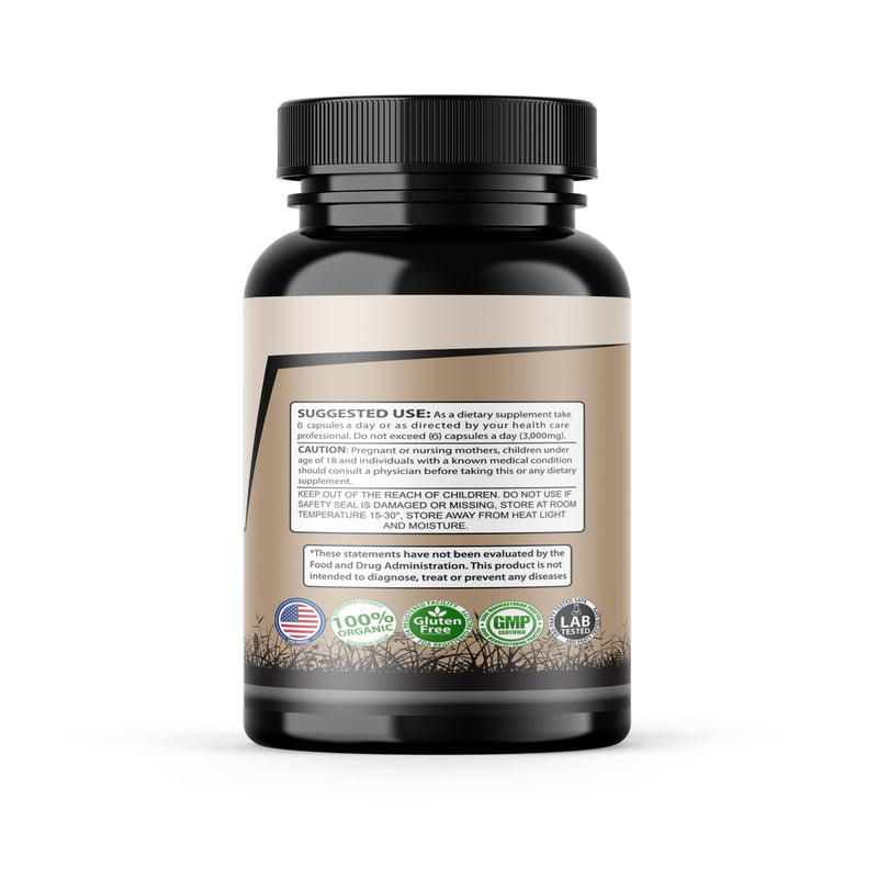 [Australia] - Beef Organ Supplement - Grass Fed & Pasture Raised - Total Body Wellness & Performance, Organ Complex with 3000mg of Desiccated Beef Liver, Heart, Kidney, Pancreas, Spleen (180 Capsules) 
