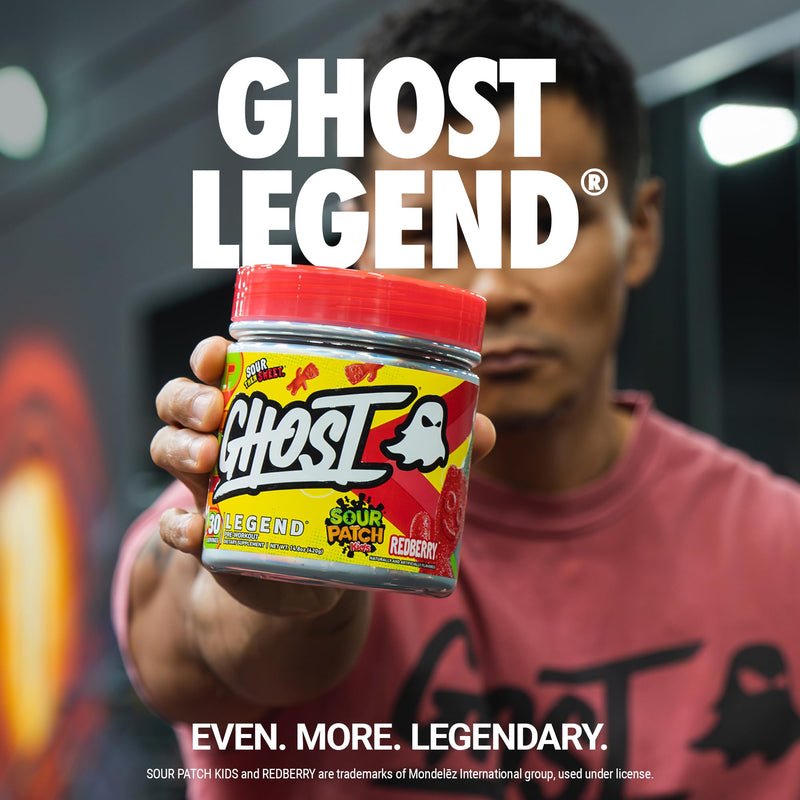 [Australia] - GHOST Legend V3 Pre-Workout Powder, Sour Patch Kids Redberry - 30 Servings – Pre-Workout for Men & Women with Caffeine, L-Citrulline, & Beta Alanine for Energy & Focus V3 Sour Patch Kids Redberry 30 servings (Pack of 1) 