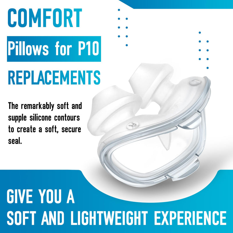 [Australia] - 2 Pack Super Cost-Effective Replacement Pillows for P10 Lasting Seal and Remarkably Soft Cushions Supplies - Medium 