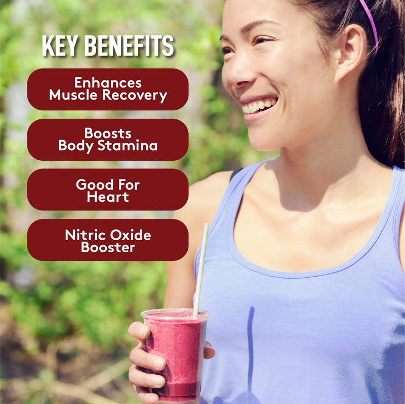 [Australia] - Beet Root Powder - 16oz, 100% Natural Nitric Oxide Booster, Beet Juice Powder, Superfood for Healthy Heart, Beets Powder Supplement, Beetroot Powder, 112 Servings,1lb 1 Pound (Pack of 1) 