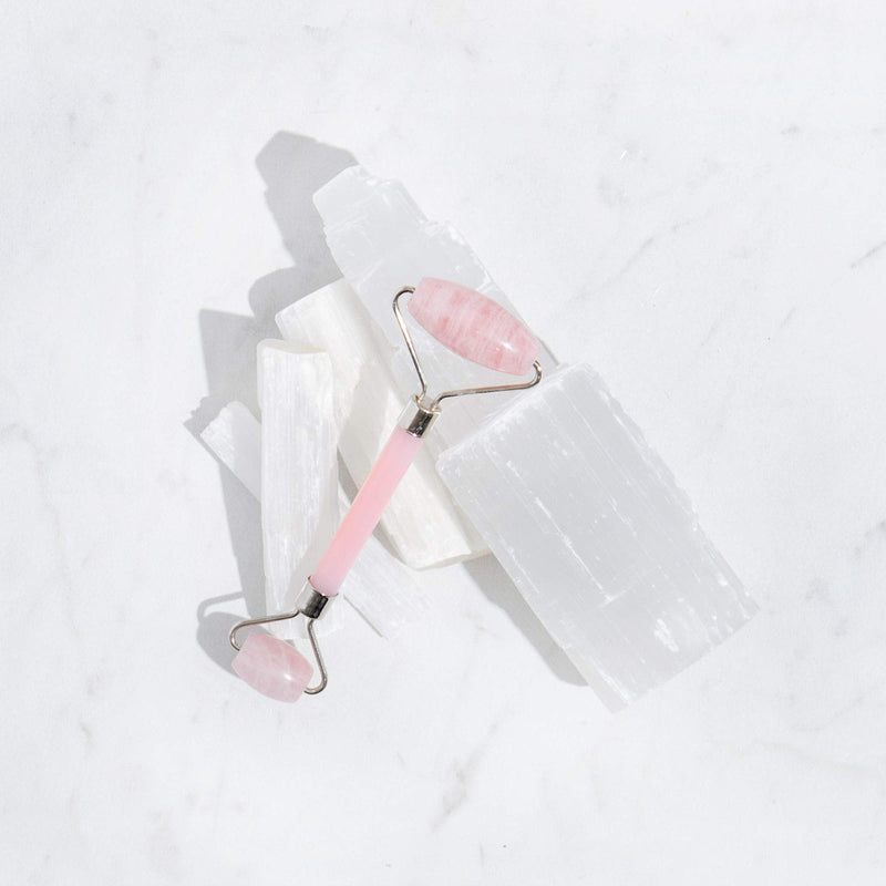Plum Beauty Rose Quartz Facial Roller (Pack of 4) Pack of 4