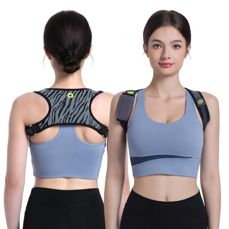 Posture Corrector for Women - Lightweight and Breathable Back Brace for Pain Relief, Rounded Shoulders and Hunchback, Compact & Portable with Fashionable Design, Invisible Under Clothes 2XL/3XL XX-Large/XXX-Large Gray