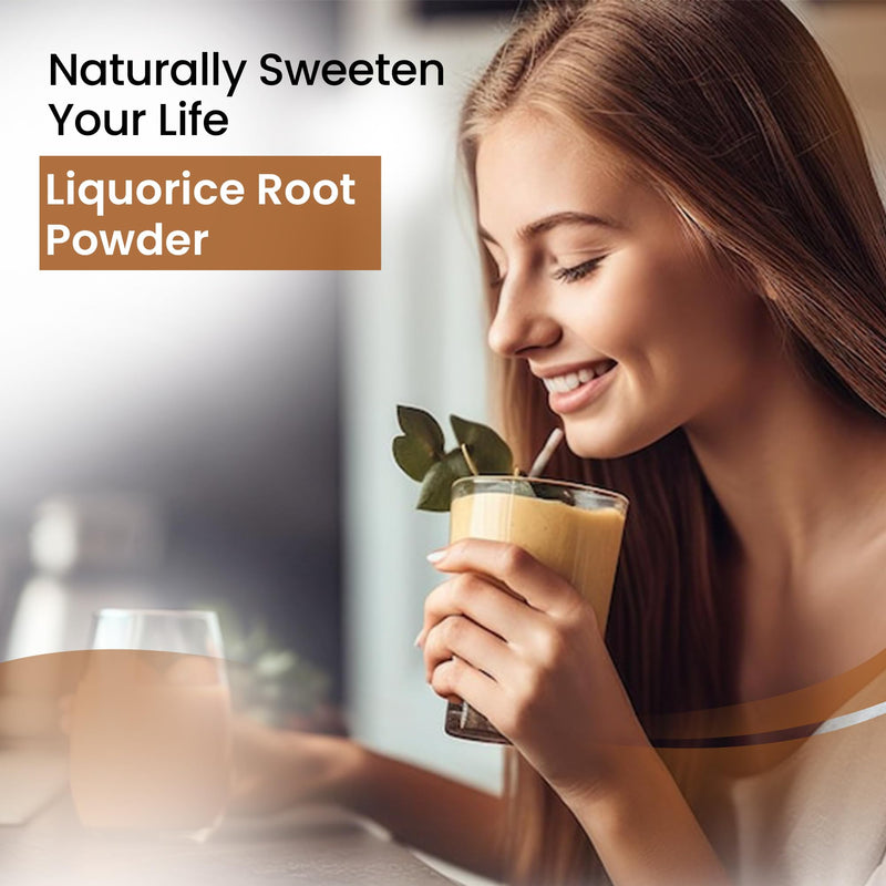 Herbal Magic's Organic Licorice (Liquorice) Root Powder (Mulethi Powder) Natural Skin Hair Mask - Revered Herb in Ayurveda - Sparkle Your Smoothies, Shakes, Baking 1x 200g Pack only 200 g (Pack of 1)
