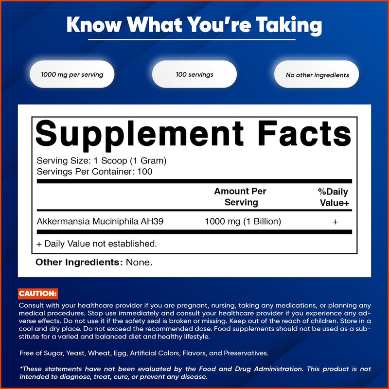 Vitamatic Akkermansia Muciniphila Gut Health - 100 Gram Powder