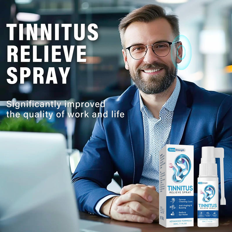 [Australia] - Tinnitus Relief for Ringing Ears, Natural Tinnitus Relief Spray, Tinnitus Treatment for Ear Noise & Tinnitus Interference, Improves Hearing for Women Men Blue/Tinnitusreliefspray 