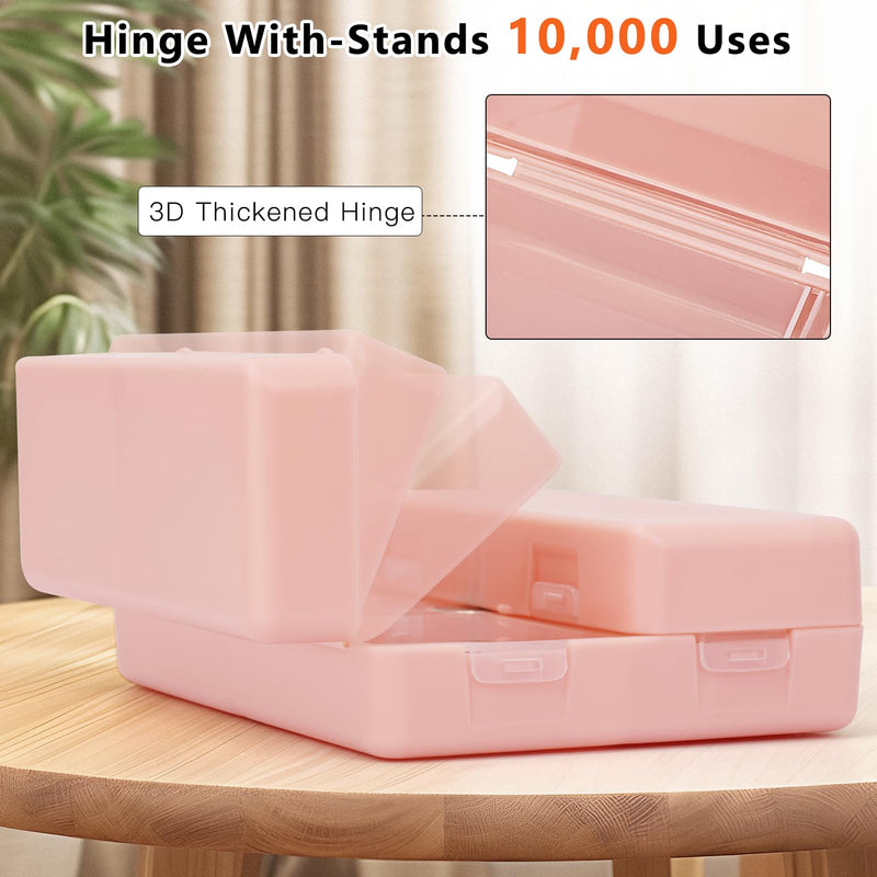 FYY Travel Pill Organizer, Large Pill Box Medicine Case-2pcs Pink Navy | Easy to Use, Privacy Protection,Magnetic Foldable Pill Case for Purse or Pocket to Hold Vitamins,Supplements,Medication,2 Pcs Large (2 Pieces) Pink+navy