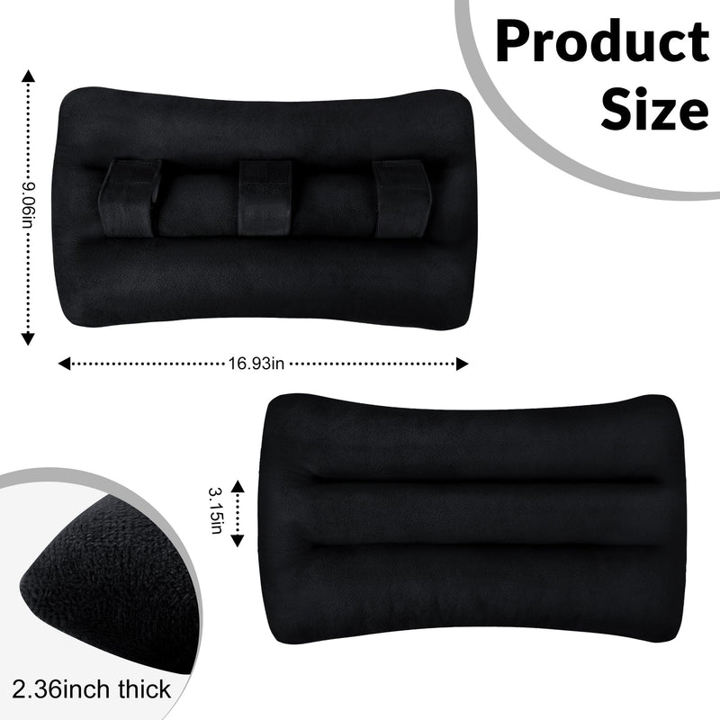 [Australia] - Seat Belt Pillow Post Surgery, Heart Pillows for After Heart Surgery Recovery, Chest Port Pacemaker Pillow for Chemo Patients Seatbelt, Gifts for Women After Hysterectomy (Black) Black 