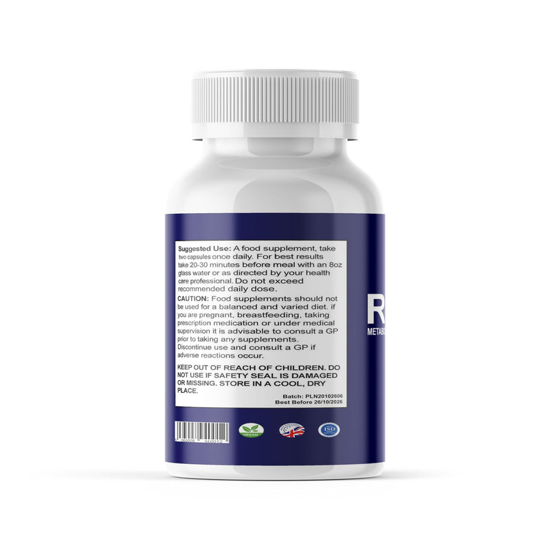 Renew - Metabolic Regeneration Formula - All Natural Formula- 60 Capsules / 1 Month Supply