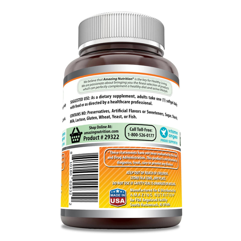 [Australia] - Amazing Formulas Beta Carotene Supplement | 25000 IU Per Serving | 180 Softgels | Non-GMO | Gluten Free | Made in USA 180 Count 